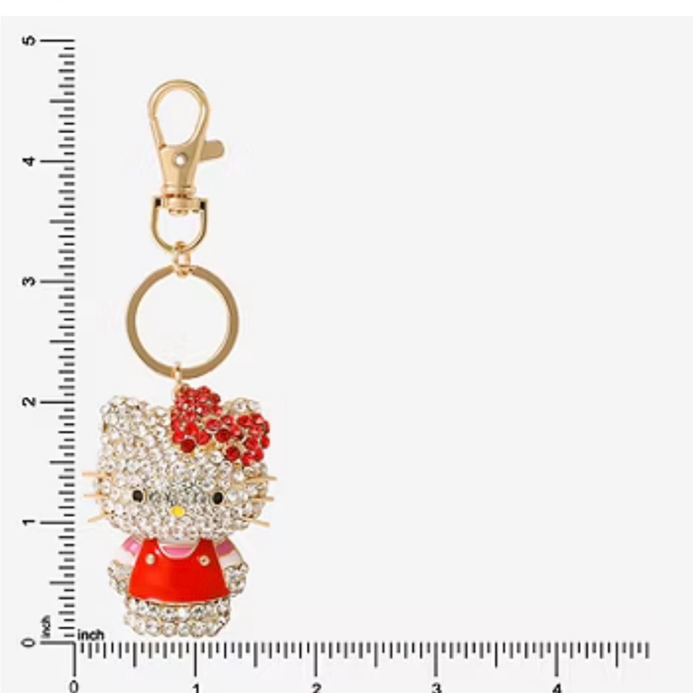 Hello Kitty Crystal bling Keychain - Picture 6 of 8